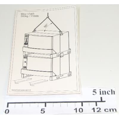 ABB機器人配件 ABB配件原廠型號 3HAC021224-001 Lifting instruction