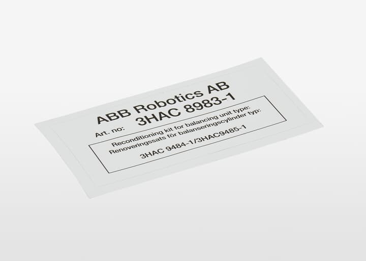 ABB機器人配件 ABB配件原廠型號 3HAC9493-1 Label, reconditioning kit