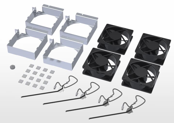 ABB配件Retrofit set Temp. Sensor Fan 原廠型號(hào)3HAC056513-004 ABB配件官方質(zhì)保 - ABB機(jī)器人配件大全