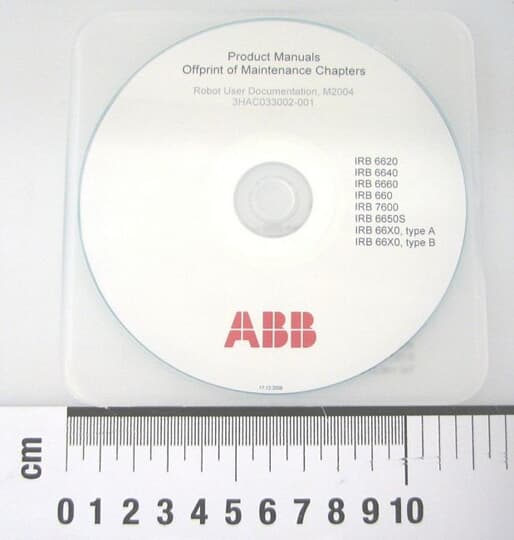 ABB配件Maint. Chapt. 66X0 M2004 原廠型號3HAC033002-001 ABB配件官方質保 - ABB機器人配件大全