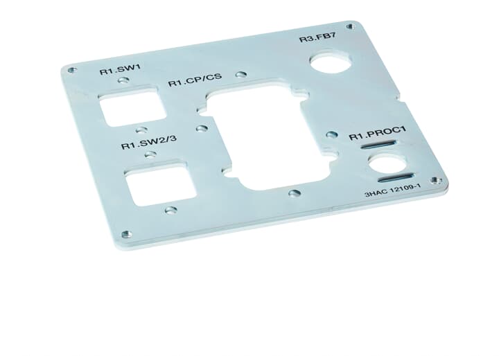 ABB配件Plate, customer 原廠型號3HAC12109-1 ABB配件官方質(zhì)保 - ABB機(jī)器人配件大全