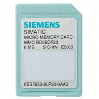 西門子 PLC|SIMATIC S7 微型存儲卡 2 MB 用于 S7-300/C7/ET 200|6ES7953-8LL31-0AA0