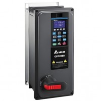 臺(tái)達(dá) 風(fēng)機(jī)水泵專用變頻器 CFP2000系列 VFD075FP4EA-52S 7.5kW, 460V/ 三相, 18A, IP55 NEMA12 內(nèi)置主電源開關(guān)