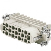 魏德米勒 固定回路插芯 HD 系列 - 10A、250V、7 - 128 針 訂貨號(hào) 1650820000 / 重載HDC HD 25 FC