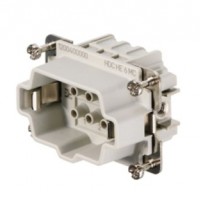 魏德米勒 固定回路插芯 HE 系列 - 16A、500V、6 - 48 針 訂貨號(hào) 1200400000 / 重載HDC HE 6 MC