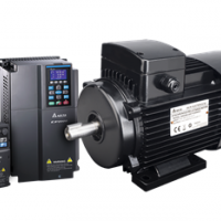臺達 MSI55C-30CDXS2D1A 永磁同步磁阻電機 MSI 系列,5.5kW,380V三相,3000rpm,V18 Flange(小法蘭),效率 IE5