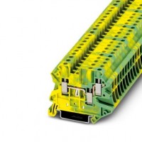 菲尼克斯接線端子  UT 4-TWIN-PE - 接地端子  物料號：3044380