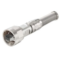 魏德米勒 接插件 RockStar?ModuPlug  工業以太網  訂貨號  1963150000 /  卡口式以太網接口，帶線夾