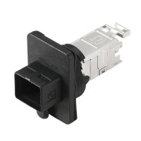魏德米勒 接插件 RockStar?ModuPlug  工業(yè)以太網(wǎng)  訂貨號(hào)  1963500000 / IE-BS-V04P-RJ45-FJ-A