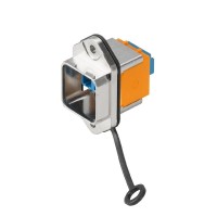 魏德米勒 接插件 RockStar?ModuPlug  工業以太網  訂貨號  1058150000 / 光纖連接器法蘭轉接座，V14型，適用LC單模