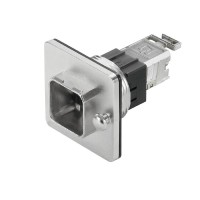 魏德米勒 接插件 RockStar?ModuPlug  工業(yè)以太網(wǎng)  訂貨號  1058270000  / V14帶RJ45轉(zhuǎn)接座法蘭，中間鎖緊