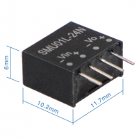 meanwell明緯  1W SIP4 封裝DC-DC非穩壓轉換器     SMU01-N系列