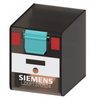 西門子變頻器 繼電器 SIMATIC 插接繼電器，3 個轉換觸點 24 V AC，10 A，寬度 22.5 mm / LZX:PT370524