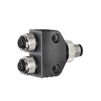 魏德米勒 接插件 RockStar?ModuPlug  工業以太網  訂貨號   1881710000  / SAI-Y-5S M12/M12 2BO