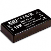 meanwell明緯  15W DC-DC穩壓雙組輸出轉換器      DKA15B-15